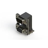 EDAC 663-009-364-030 Dual Port D-Sub Connectors Right-angle Dual Port D-Sub Connector
