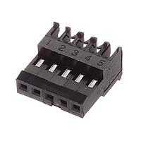 AMP Connectors - TE Connectivity 3-644575-5 Receptacle Housing 05P MTA100 CONN ASSY BLK LF