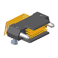 Amphenol Socapex HDASF029YC-000 Connectors HDAS Plug 29 Right Angle PC tail contacts