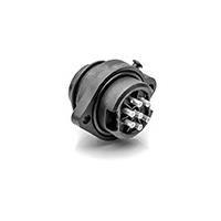 Amphenol Tuchel C016 10C006 000 12 Receptacles 6+PE MALE RECEPT BLACK CRIMP