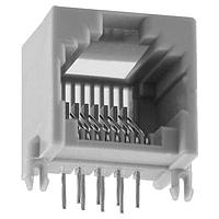 Kycon GLX-N-64M Modular 6P4C R/A PCB GREY LOW PROFILE