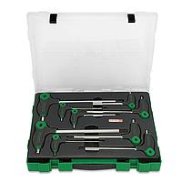 TOPTUL GZC0903 - 9PCS L-Type Two Way Ball Point & Hex Key Wrench Set
