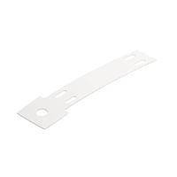 Raychem - TE Connectivity TMS-CM-1/4-4H-9 Wire Labels & Markers HS-SLV .25" WH PRICE PER PC