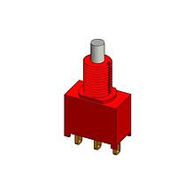 Dailywell 7AS7B40VS2CES Pushbutton Switches ON-(ON) PC Mount