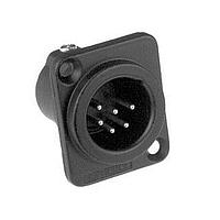 Amphenol Audio AC6AMDZB Connectors 6P Flange Mount Pin