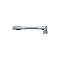 Amphenol LTW M12A10ML-12AFR-SB010 Sensor Cables / Actuator Cables M12 Circular Metric Connector, A Code, Metal, 1.5A, 10 pins, Male Connector, Male Contact, Straight-to-Right Angle, Screw Thread, Overmolded Double Ended, Length 10000mm, IP68 / IP69K
