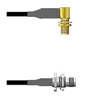 Amphenol Custom Cable Q-2R04K0008018i RF Cable Assemblies SMA-RJB/TNC-SJ RG58 18I