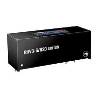 RECOM Power RHV3-0505D/R20 Isolated 3W 5Vi +/-5Vo 300mA Unreg