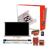 4D Systems SK-90DT-PI Starter Kits Starter Kit for uLCD-90DT-PI with 4D Serial Pi Adaptor, 4D-UPA, 4GB Industrial microSD Card, 150 mm FFC Cable, 5-way female-to-female ribbon cable with male-to-male adaptor