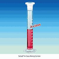 SciLab SL.Cyl2008 Cylinder, Mixing, A-Class, w/PE Stopper, 1,000 / 10.0㎖, accu.±5.0㎖ , 45/40