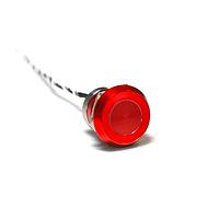 Bulgin MC22LCRRD Sealed 22mm NormClsdAl Red Anodised Red LED