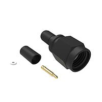 Amphenol RF 132443-BC Connectors SMA ST CBL-PLG F/H CRM BLACK