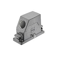 HARTING 19405161682 Hoods 16B HPR Compact Hood, LC (narrow), Central Lever Locking, 45deg Entry, M32