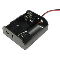 Eagle Plastic Devices 12BH220-GR Battery Clip 2 C CELLS W/6" LDS