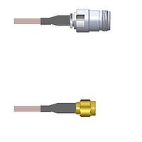 Amphenol Custom Cable Q-1V03C000R144i RF Cable Assemblies N-SJ/SMA-SP G316D 144I