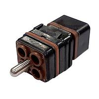 Amphenol Air LB France SIMEO04ELPN Modular Interconnect Systems Module For fiber optics termini (Elio, Lumiere, Elix) Pin With peripheral sealing Polarization N