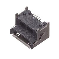 Amphenol Commercial Products GMCB05801124EU II Micro USB receptacle, SMT, R/A, Hi-Rise