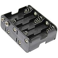 Eagle Plastic Devices 12BH310B-GR Battery Holders 10 AA W/SNAPS