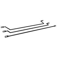 Hammond Manufacturing CLB190BK Cable Lacing Bar Horiz LacingBar-10Pk .62"H x 19"W x 0"D