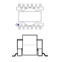 Eaton CTX02-16030 Audio & Signal Transformers PUSH PULL 560UH 5V:1
