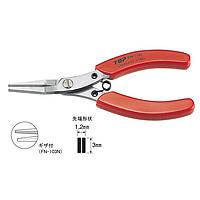 TOP Kogyo FN-103N Notched-edge Flat Nose Pliers (130mm)