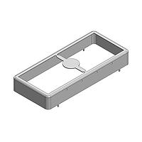 Masach Tech MS544-10F EMI/RFI Shield Frame, Two-Piece 54.4 x 23.9 x 7.5mm Two-piece Drawn-Seamless RF Shield/EMI Shield FRAME (CRS)