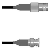 Amphenol Custom Cable Q-0C00N001A060i RF Cable Assemblies BNC-SJ/BNC-SP RG59 60I