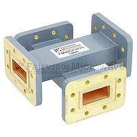 Fairview  FMWCP1070 50 dB WR-112 Waveguide Crossguide Coupler With CPR-112G Grooved Flange from 7.05 GHz to 10 GHz