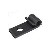 Essentra Components WHC-125-01BK Cable Mounting & Accessories Clip,Screw Mnt,Black,1/8 in Hold