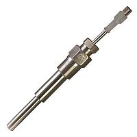 OMEGA PR-31SL-3-1000-A-0600-M12-1 Spring Loaded RTD Probes with High Temp Molded M12 Connectors (NPT Male, 1/2 in, M12 4 pin Female, 500 °C, Class A)