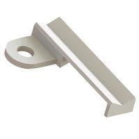 Essentra Components FTH-11-8-01 Single Opening Cbl Tie Hldr,Screw Mnt,Natural