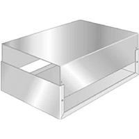 LMB Heeger J883 PLAIN Chassis JIFFY BOX CHASIS 8x6x3.5 PLN ALUM