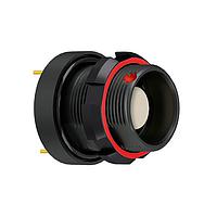 ODU GC0WBM-PD1UM00-000L Circular Metric Connectors HD PM RECPT W SL, sz 0, IP6K8 / IP6K9K, 12 Contacts, B (red) Key