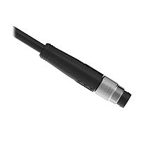 Banner Engineering BC-M8M3-24-2 Sensor Cables / Actuator Cables Cordset: Single Ended M8 Threaded; 3-pin Straight Male Connector; 2 m (6.56 ft) Black PVC Jacket; Nickel-Plated Brass Coupling Nut