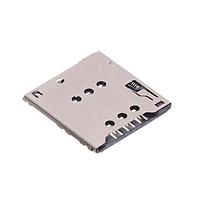 GCT (Global Connector Technology) SIM7155-6-1-14-A - Micro SIM Push-Push 6P SMT 1.43mm profile With switch T&R