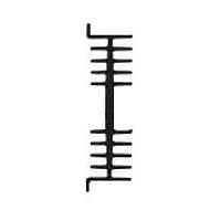 Wakefield Thermal 401V Component Double-Surface Heat Sink for TO3, V Hole Pattern, 120.7mm