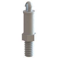 Essentra Components SCBST-2-01 Supports CB Spt,Thrd ML,#6-32,Nat,1/8 inSpc