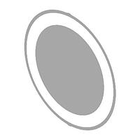 EAO 704.609.9A01 Switch Hardware Marking Plate; Flat Round