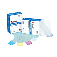 SciLab SL.Sli1034 Popular Color Frosted Slide Glass (Ground Edge 90°, Yellow)