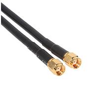 Amphenol Cables on Demand CO-058SMAMMRP-006 RF Cable Assemblies RG58 REV POLARITY SMA M/M 6