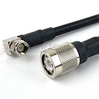 Fairview FMC0304240 TNC Male to RA SMA Male Cable LMR-240 Coax with Times Microwave Connectors