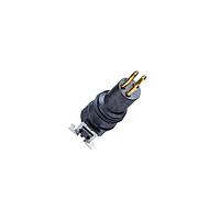 Amphenol LTW M8-03PMMT-EE0001 Circular Metric Connectors M Series Sensor Connector, M8, A Code, Plastic, 3A, 03 pins, Male Connector, Male Contact, SMT 180