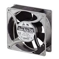 Sanyo Denki 109S475UL-30 Axial Axial Fan, 120x120x38mm, 100VAC, Sensor Voltage 9.6VDC-14.4VDC for 12VDC, Alarm