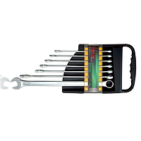 TOPTUL GAAM0706 15° Offset Extra Long Combination Wrench Set (7pcs)