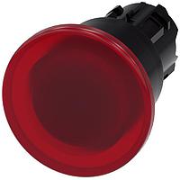 SIEMENS A6X30137285 Mushroom ILLUM. MUSHROOM PUSHBUTTON. 40MM. RED