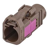 Rosenberger 59Z113-000F Accessories Plastic housing Jack Straight F Brown