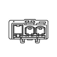 Hirose Electric GT13/5N-2/1PP-HU Connectors 3P MALE CRIMP HSNG