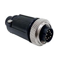 CONXALL SF3282-9PG-520 Connector Assemblies Cble End 9 Male Pins Sldr .200IN GrmtID