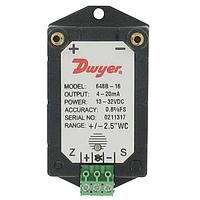 Dwyer 648B-04 Differential Pressure Transmitters – ± 0.4% to ± 0.8% Accuracy, 0.1-25 inH2O (Differential, 1 inH₂O, Barbed Fitting, 3/16 in)