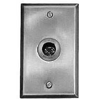 Switchcraft G3MS Connectors 3PC MALE WALL PLATE